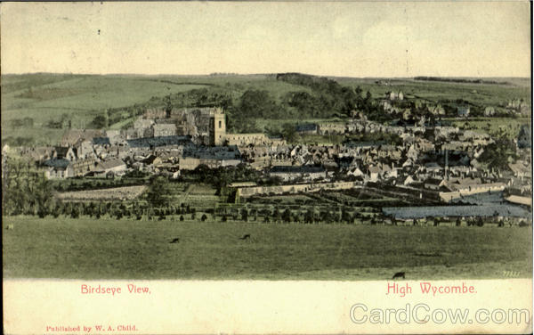 Birdseye View High Wycombe England