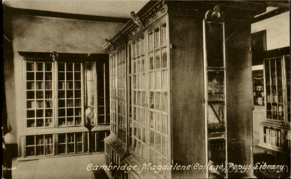 Cambridge,Magdalene college,pepys Library. England