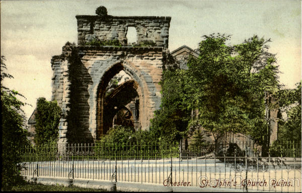 Chester. St.John's Church Ruins England