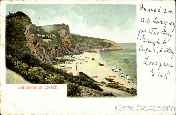 Babbicombe Beach England