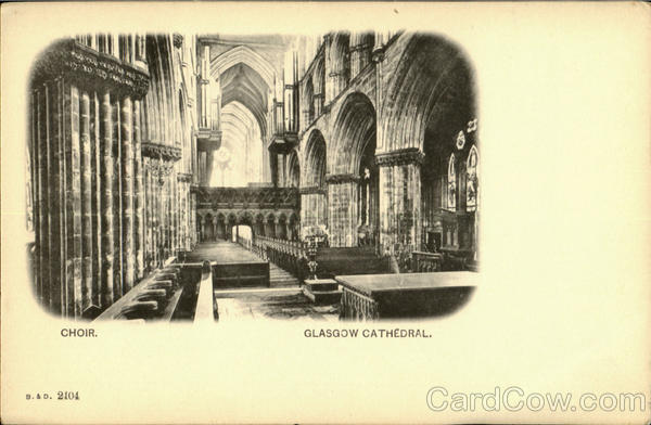 Choir.Glasgow Cathedral England