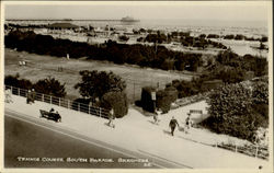 Tennis Courts, South Parade Postcard