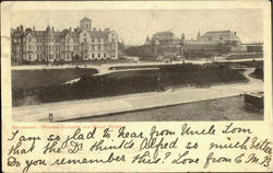Southport-Winter Gardens Ad Royal Hotel Postcard
