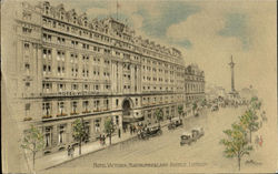 Hotel Victoria Northumberlad Avenue Lodon, England Postcard Postcard