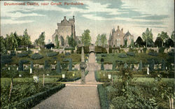 Drummond Castle, near Crieff Postcard