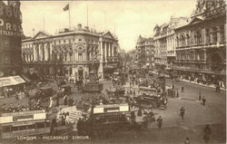 Piccadilly Circus Postcard