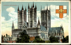 Lincoln Cathedral England Postcard Postcard