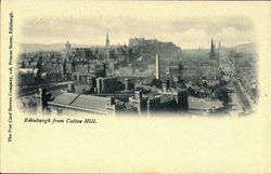Calton Hill Edinburgh, Scotland Postcard Postcard