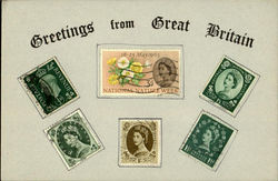 Greetings from Great Britain Postcard