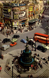 Piccadilly Circus Postcard