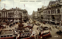 Piccadilly Circus London, England Postcard Postcard