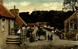 "At Auld Cramond Brig". Postcard
