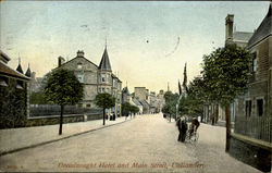 Dreadnought Hotel and Main Street Postcard
