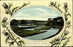 Islands and Bridge on the Ythan Postcard