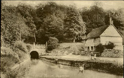 Canal Tunel Sapperron, England Postcard Postcard