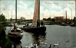 Wraxham Bridge Postcard