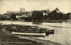 Windsor Castle From River Thames Postcard