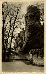Cesar'S Tower Warwick Castle, England Warwickshire Postcard Postcard