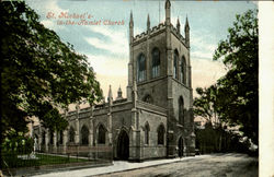 St.Miohael's in-the-Hamlet Church England Postcard Postcard