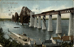 The Forth Bridge England Postcard Postcard