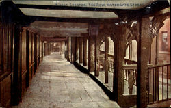 Chester:The Row,Watergate Street England Postcard Postcard