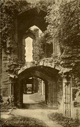 Kenilworth Castle,Entrance to the great Hall Postcard