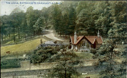 The Lodge,Entrance To Hardcastle Crags Postcard