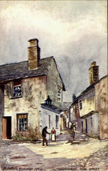 Hawkshead:Flag Street Postcard