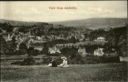 View from Amberley Postcard
