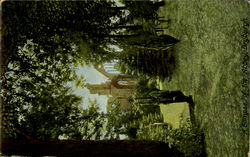 A Gilmpse of the Abbey Postcard
