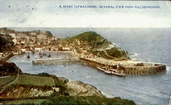 Ilfracombe;General View From Hillsborough England Postcard Postcard