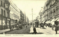 Liverpool.Lord Street from East Postcard
