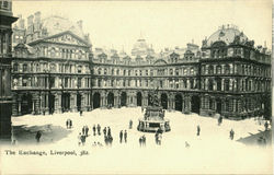 The Exchange Liverpool, England Merseyside Postcard Postcard