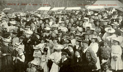 PUNCH & JUDY A Study in Smiles Postcard