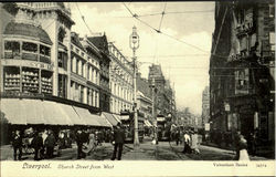LIverpool.Church Street from West Postcard