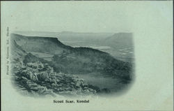 Scout Scar Kendal, England Cumbria Postcard Postcard