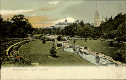 Bournemouth.Upper Gardes England Postcard Postcard