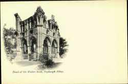 Tomb of Sir Walter Scott Dryburgh Abbey, Scotland Postcard Postcard