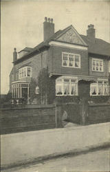 Front Elevation of a Building Postcard