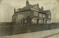 Large Fenced Home Postcard