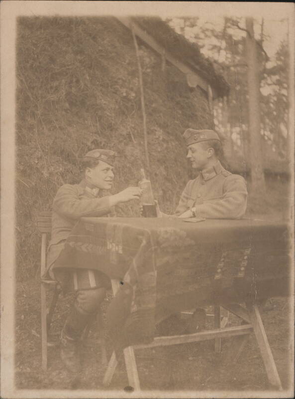 WWI Soldiers Farewell from Veterinarian Bolotary 1917