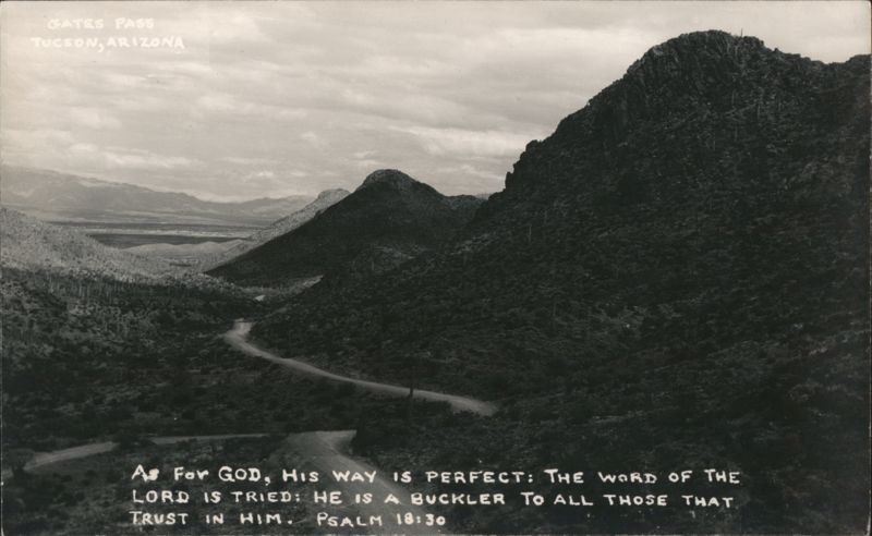 Gates Pass Scenic Road Psalm 18:30 Scripture Tucson Arizona