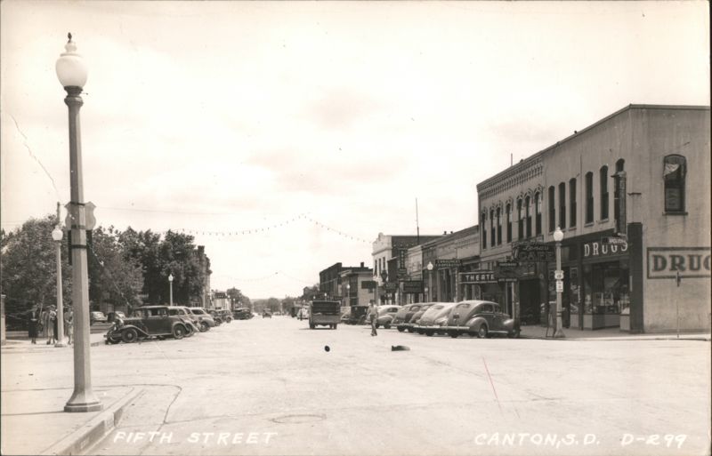 Fifth Street Downtown Scene, Canton, South Dakota
