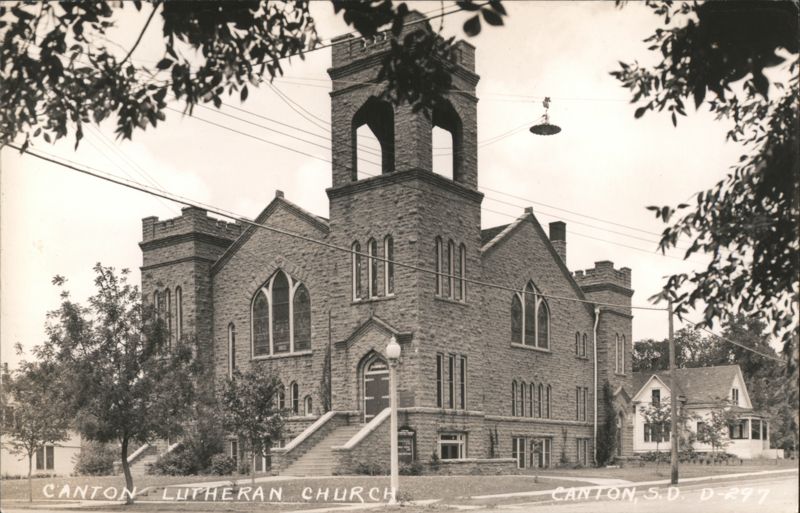 Canton Lutheran Church Stone Building Exterior South Dakota