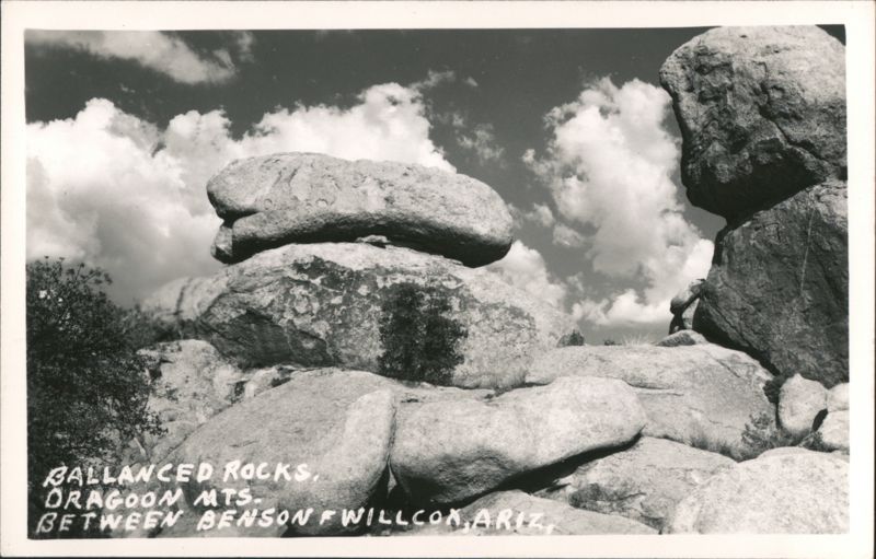 Balanced Rocks Dragoon Mts Between Benson Willcox AZ Arizona