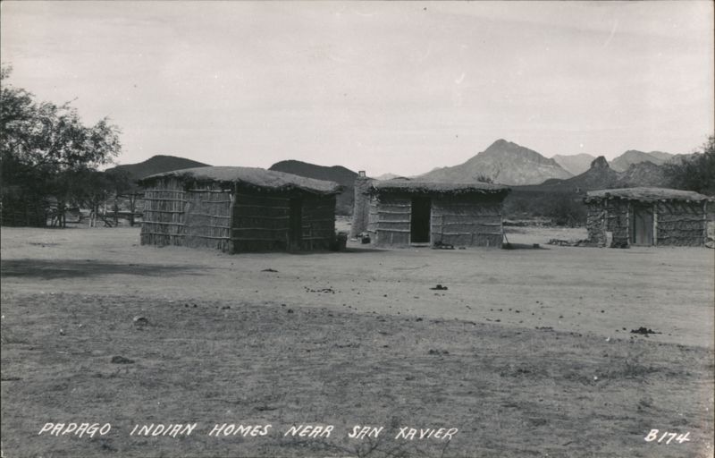 Papago Indian Homes Near San Xavier Arizona