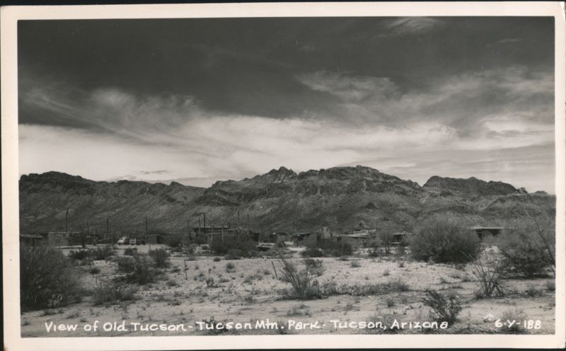 Old Tucson Movie Set & Tucson Mountain Park Landscape Arizona