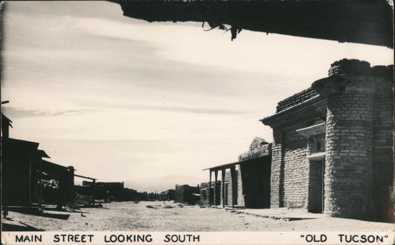 Main Street Looking South Old Tucson Studios Arizona