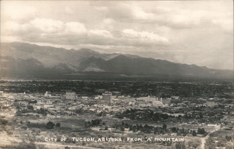 City of Tucson View from A Mountain Panorama Arizona
