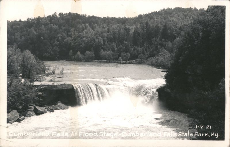 Cumberland Falls At Flood Stage, State Park, Kentucky Cumberland Falls State Park